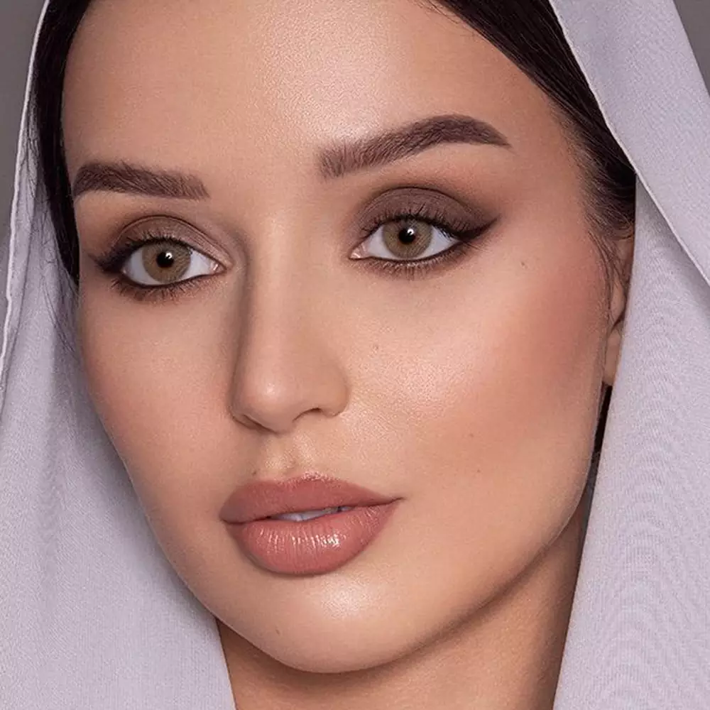 لنز چشم رنگی آناستازیا رنگ موکا عسلی بدون دور