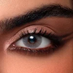 لنز چشم رنگی آناستازیا رنگ وگاس گری طوسی تیره بدون دور