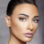 لنز چشم رنگی آناستازیا رنگ وگاس گری طوسی تیره بدون دور