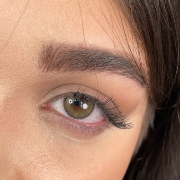 لنز لابلا کارامل سبز عسلی