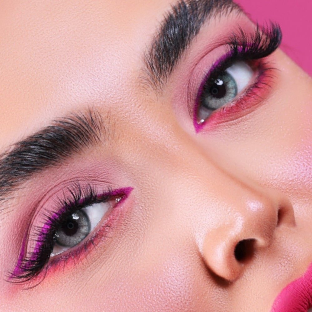 لنز ایس کالر اسپینل گری طوسی سبز