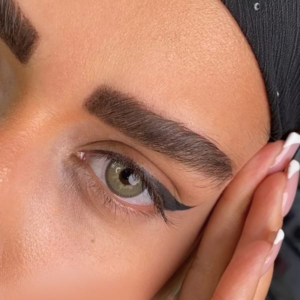 لنز لازورد ازور سبز عسلی