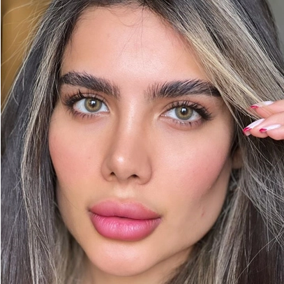 لنز آمورا بل ماشی سبز طوسی دور دار