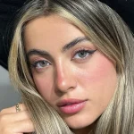 لنز آمورا راپونزل طوسی آبی سبز دور