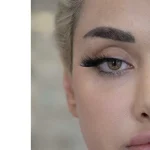 لنز سلنا شمویزی عسلی کاراملی