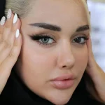 لنز سلنا دیم گری سبز طوسی دور محو