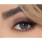 لنز سلنا گری بژ سبز رگه دار