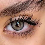 لنز سلنا گری گرین طوسی سبز دور مشکی