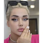 لنز سلنا لایت گری طوسی یخی دوردار