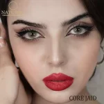 لنز نچرال کر مارون عسلی روشن بدون دور - تصویر 3