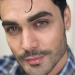 لنز نچرال لا امبر سبز عسلی بدون دور