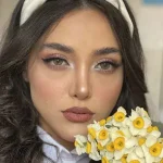 لنز نچرال لا هازل عسلی سبز دوردار - تصویر 2