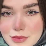 لنز سنیوریتا چارمینگ گرین سبز یشمی دور دار