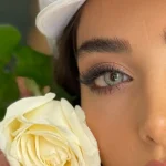 لنز سنیوریتا پرل گری طوسی سبز دور دار