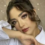 لنز سنیوریتا شارک گری طوسی مرکز عسلی دور دار