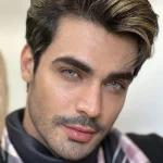 لنز یونیک کلاسیک گری طوسی آبی با مرکز عسلی