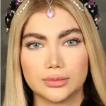 لنز هیپنوس نچرال بلو آبی عسلی بدون دور