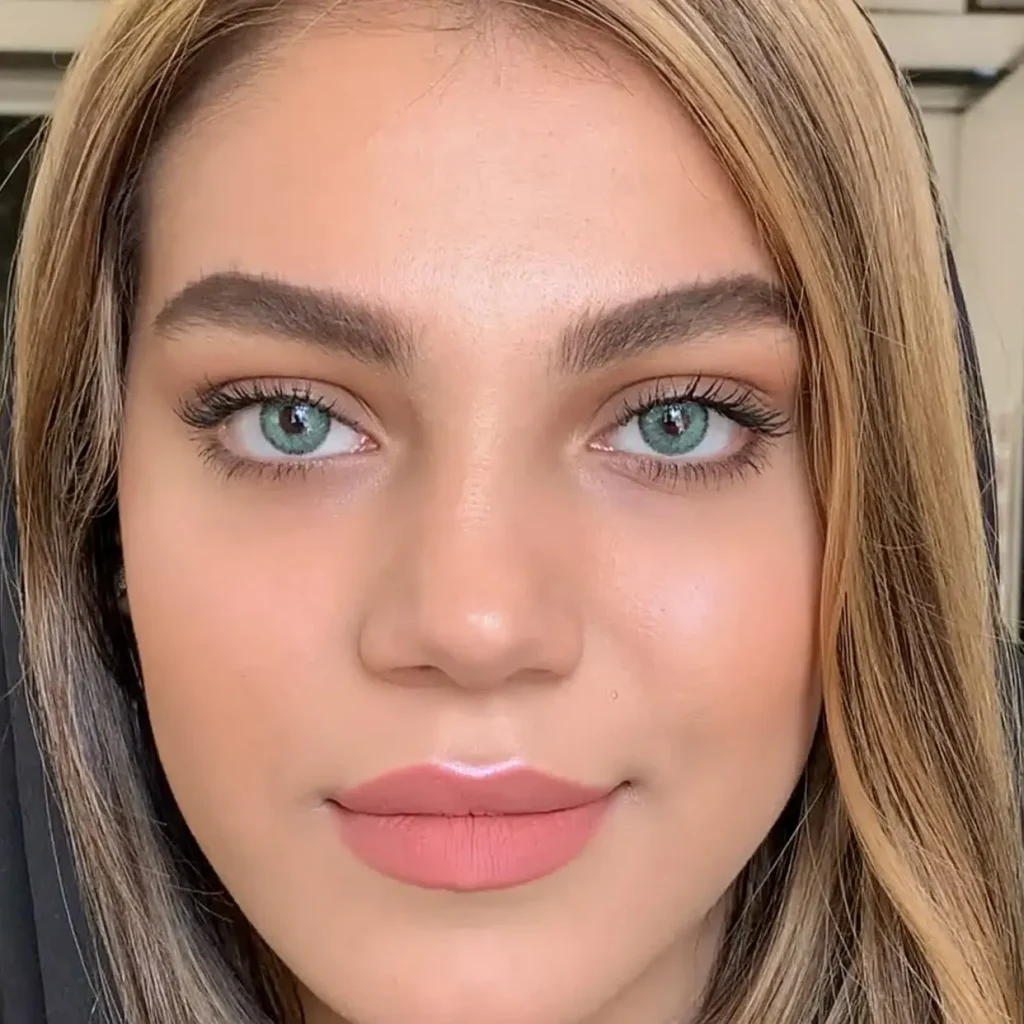 لنز جمستون کبالت بلو کول آبی اقیانوسی بدون دور