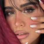 لنز جمستون اسپرینگ مل کول سبز عسلی بدون دور - تصویر 7