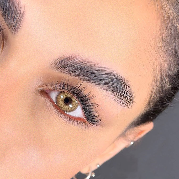 لنز ایفوریا عسلی قهوه ای