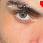 لنز کاتیا اسکای گرین سبز رگه دار - تصویر 3