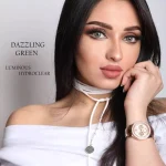 لنز چشم رنگی لومینس رنگ دازلینگ گرین سبز یشمی دور دار