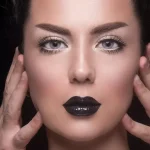 لنز چشم رنگی لومینس رنگ کریستال طوسی روشن بدون دور