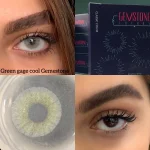 لنز جمستون گرین گیج کول سبز بدون دور - تصویر 11