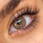 لنز سلنا هاوایی هیزل عسلی طوسی خاکی دوردار